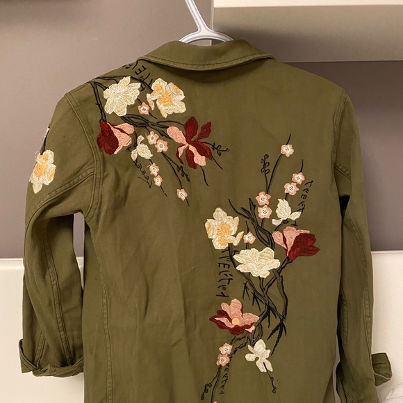 Embroidered Army Jacket Topshop - Picture 5 of 9